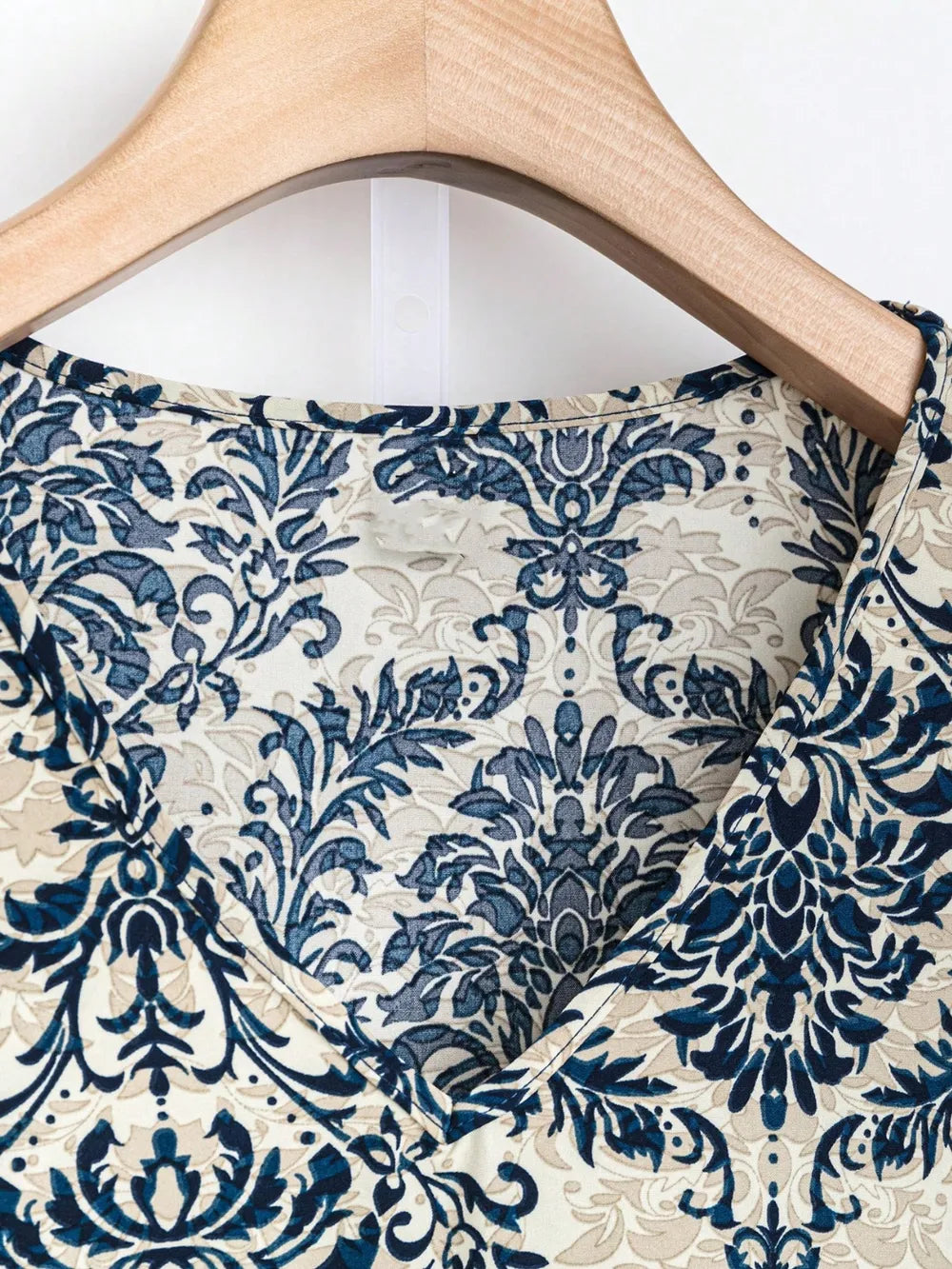 Printed Ruffled Cap Sleeve Top and Pants Set - LaTezza Online Shop