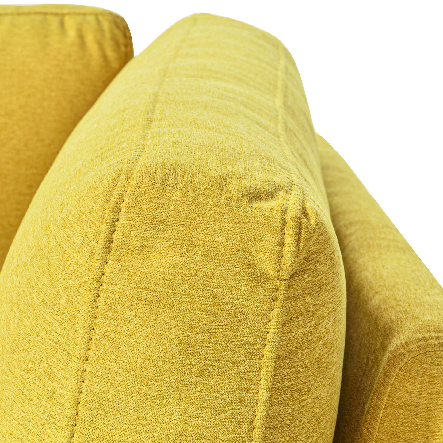 65" Mid-Century Modern Fabric Corner Lounge Chair Upholstered Indoor Chaise Lounge for Bedroom - LaTezza Online Shop