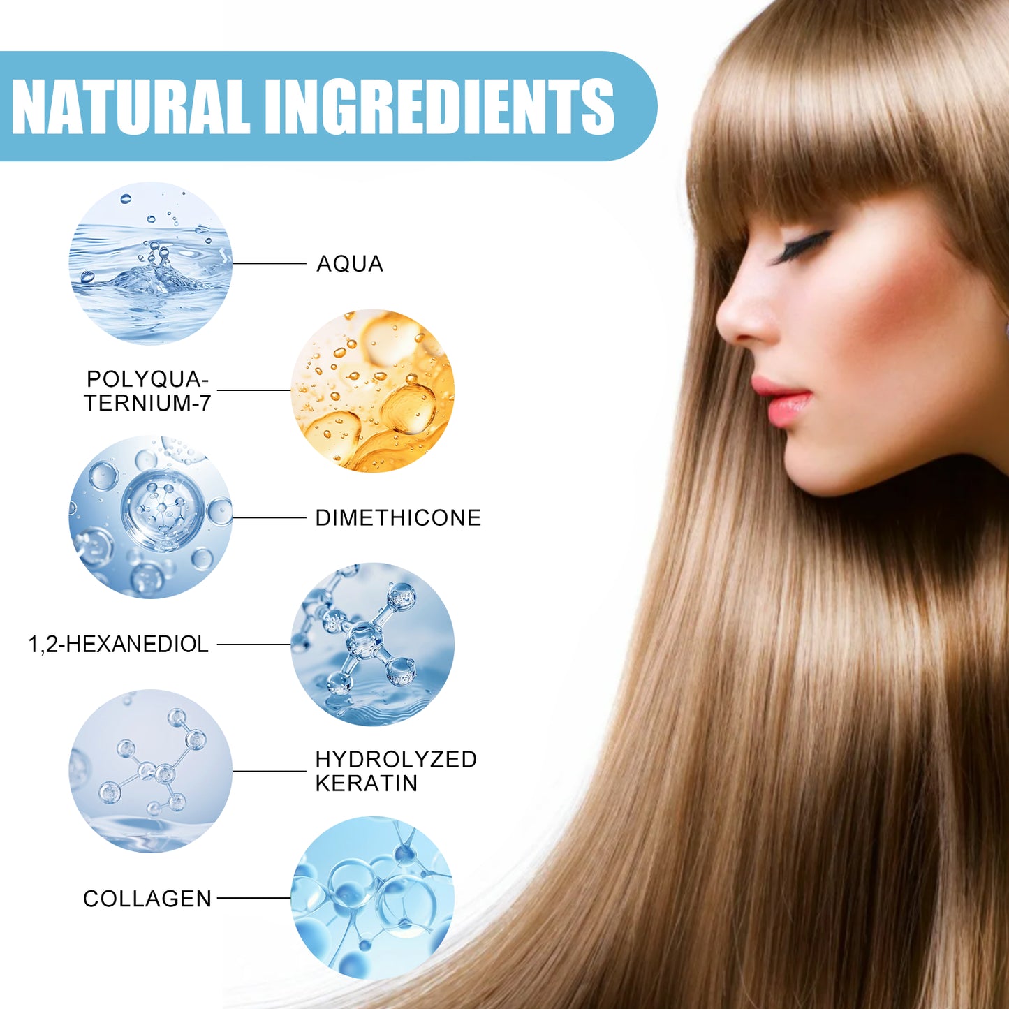West&Month Protein Hair Straightening Cream Long-lasting Styling Repair Damage Soft Cream