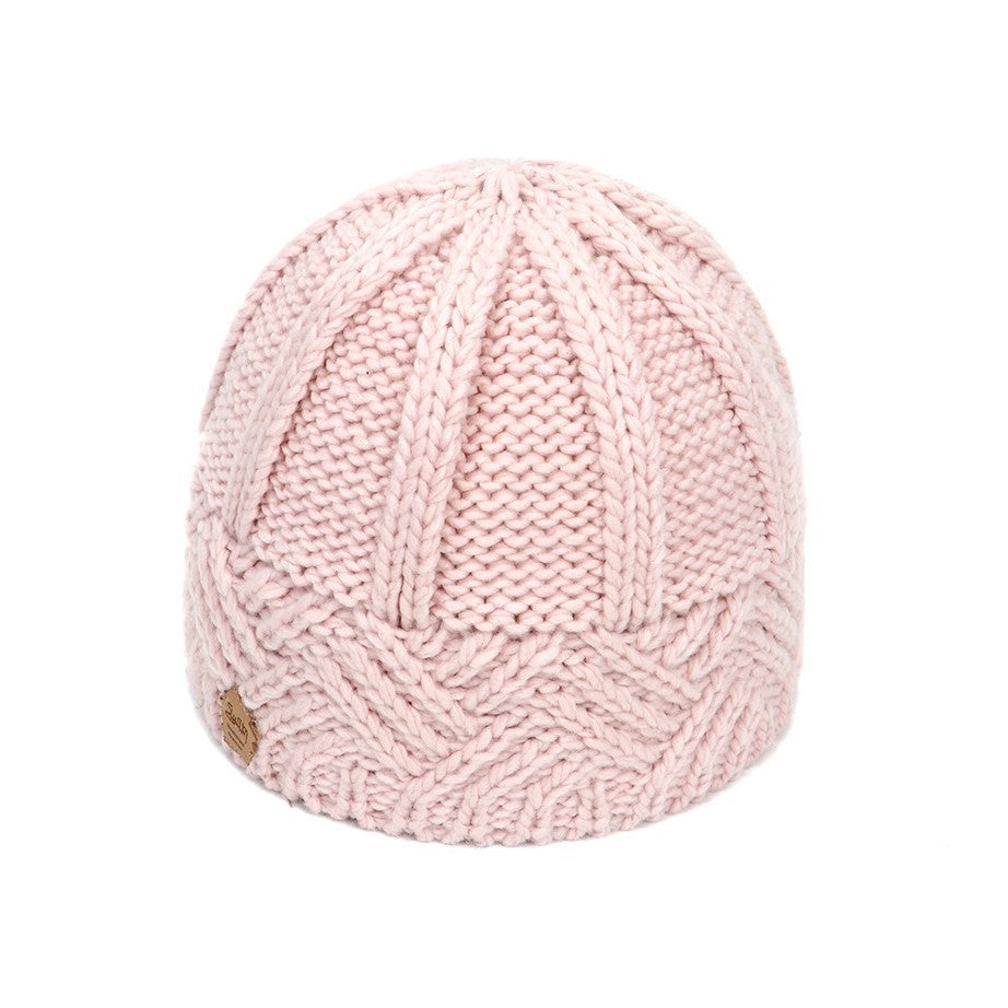 European and American retro style diamond grid coarse needle knitted hat for men and women, fashionable autumn and winter knitted hat - LaTezza Online Shop