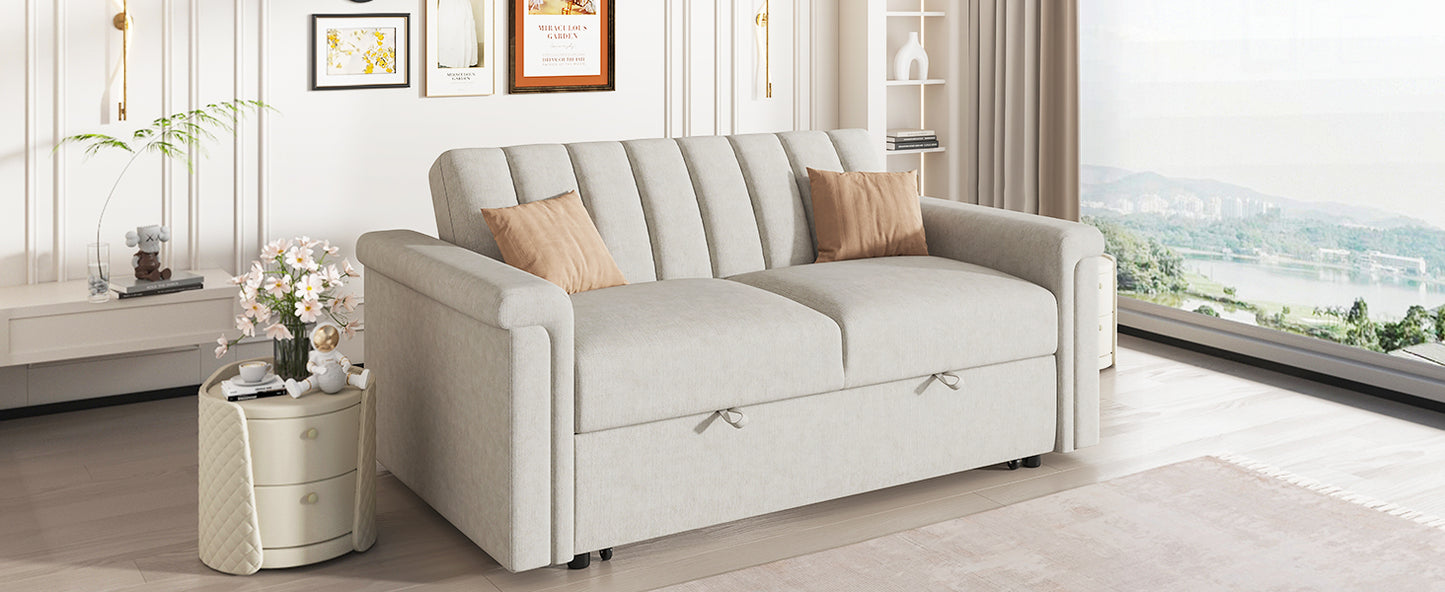 Convertible Soft Cushion Sofa Pull Bed ,for Two People to Sit On - LaTezza Online Shop