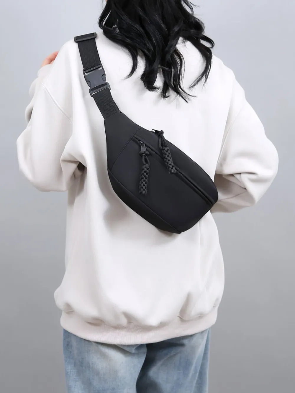 Oxford Cloth Adjustable Strap Sling Bag - LaTezza Online Shop