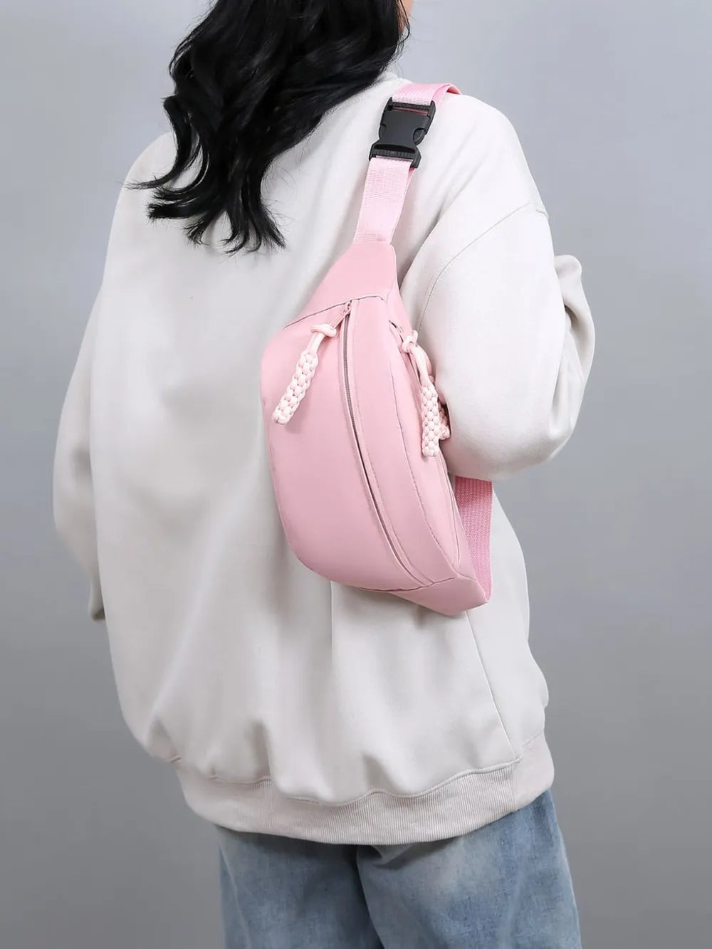 Oxford Cloth Adjustable Strap Sling Bag - LaTezza Online Shop