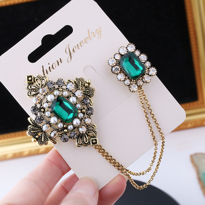 Collar Flower Shirt Jewelry Pins Suit - LaTezza Online Shop