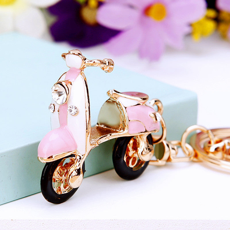 Creative Water Drill Electric Bicycle Car Key Ring - LaTezza Online Shop
