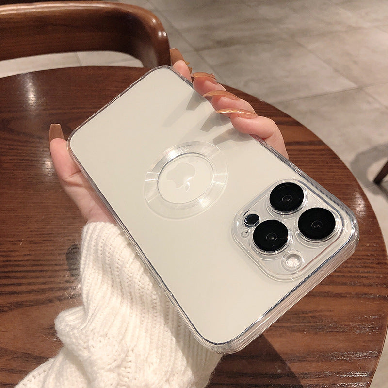 Phone Case With Camera Protector Advanced Electroplating Integrated With Lens Protector Phone Case For Iphone12 13promax Simple 11 Soft - LaTezza Online Shop