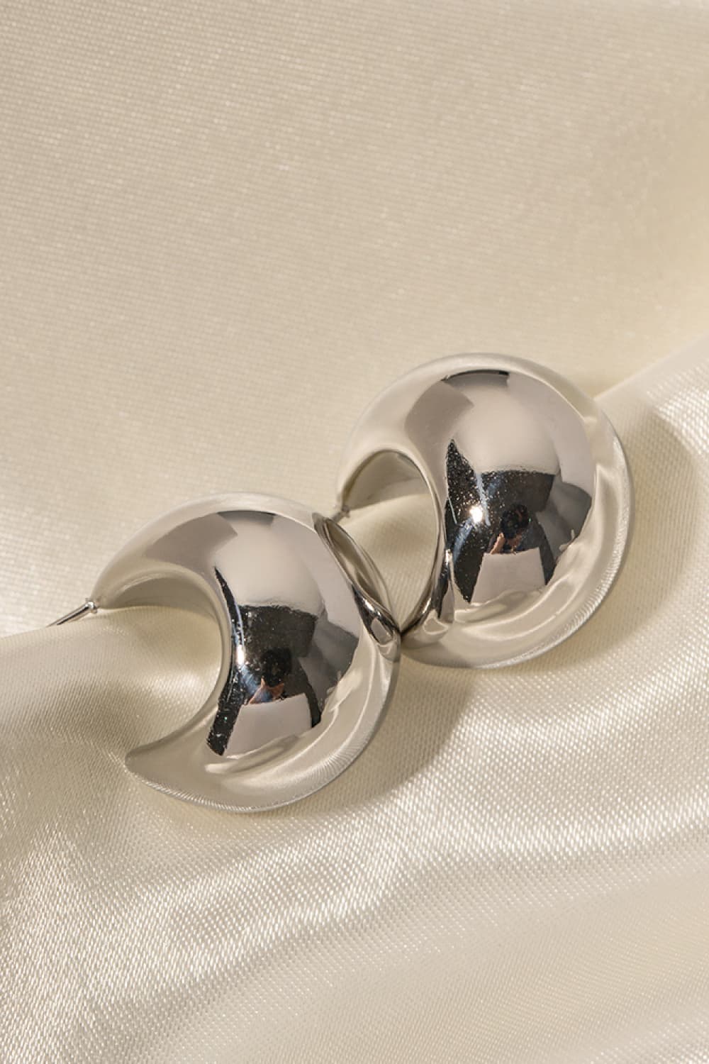 Stainless Steel C-Hoop Earrings - LaTezza Online Shop