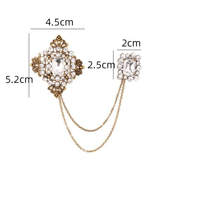 Collar Flower Shirt Jewelry Pins Suit - LaTezza Online Shop