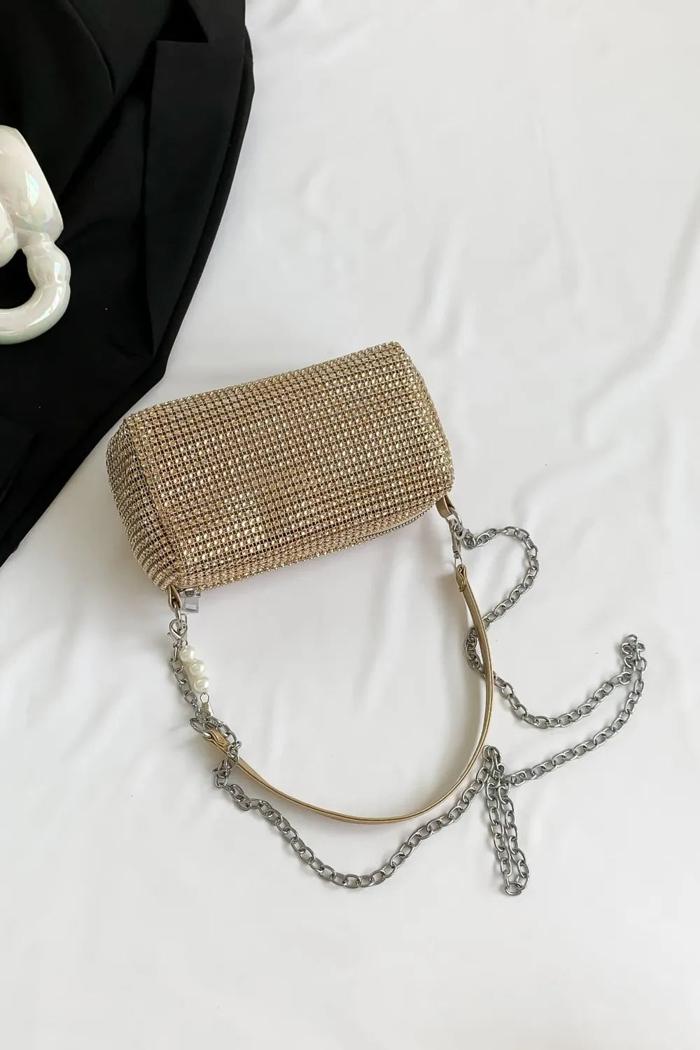 Openwork Crossbody Bag with Removable Strap - LaTezza Online Shop