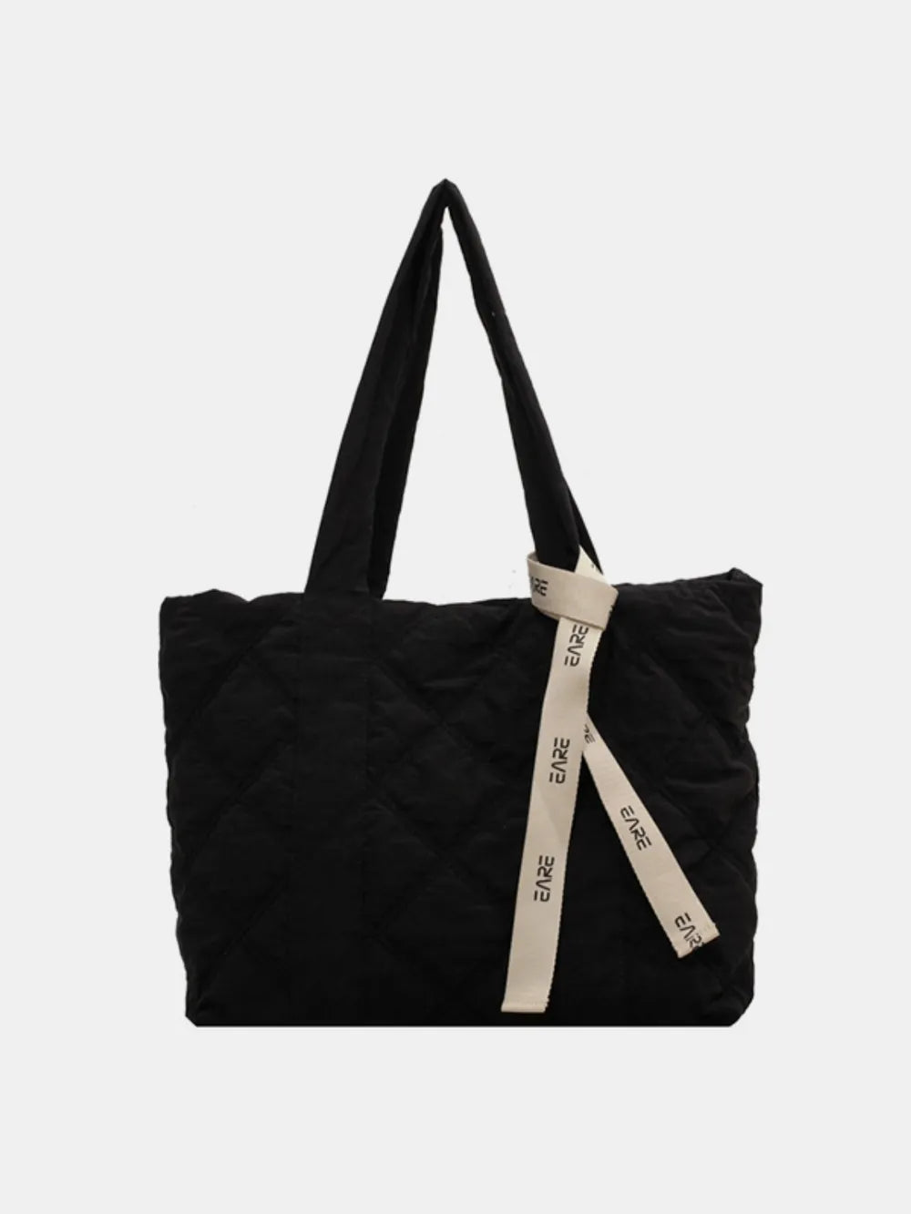 Quilted Nylon Large Tote Bag - LaTezza Online Shop