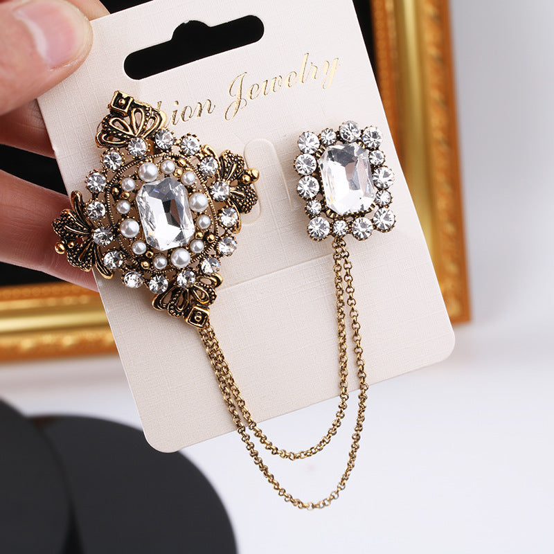 Collar Flower Shirt Jewelry Pins Suit - LaTezza Online Shop