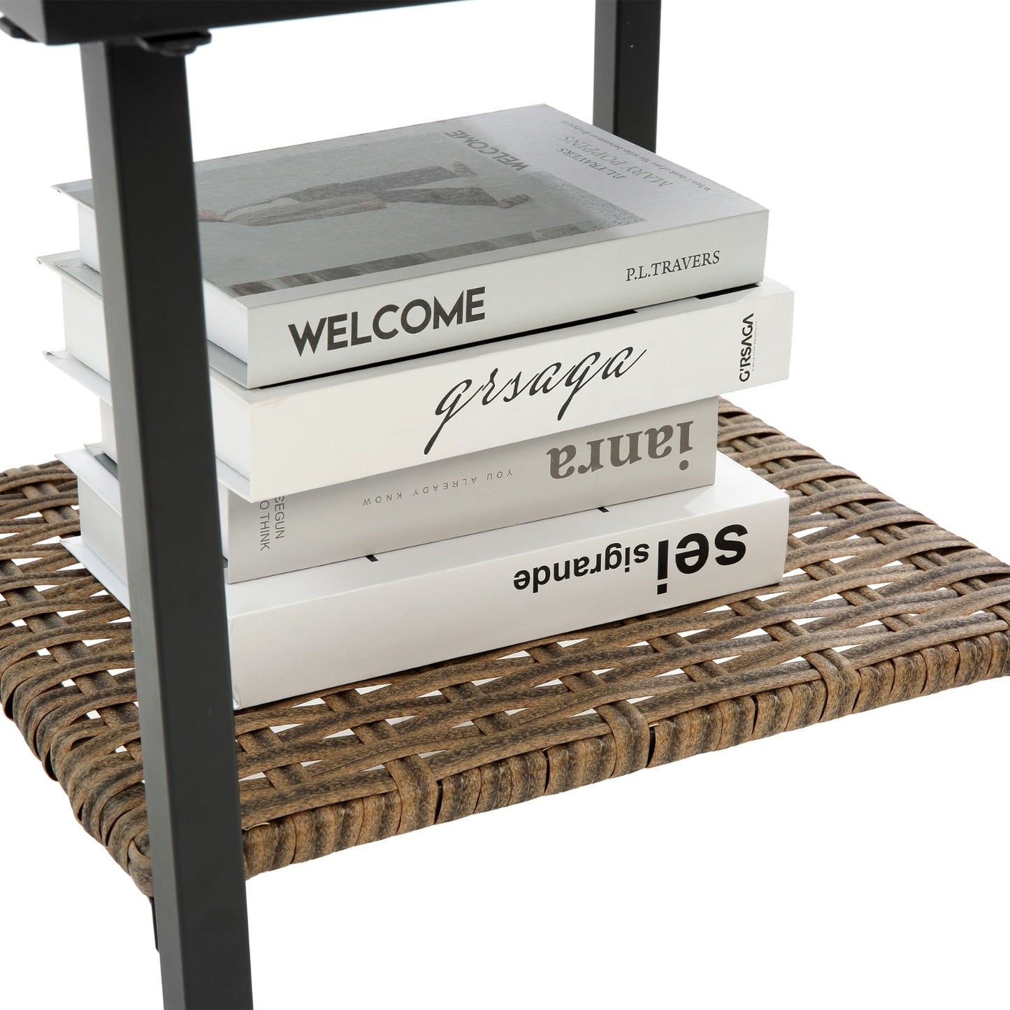 3pcs Rattan Rocking Chair Set Outdoor Leisure Grey - LaTezza Online Shop
