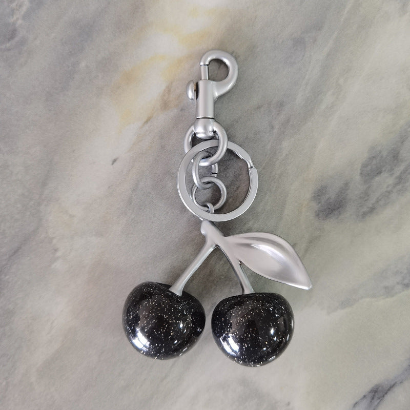 Cherry Crystal Stylish Keychain Car Key Ring Bag Charm