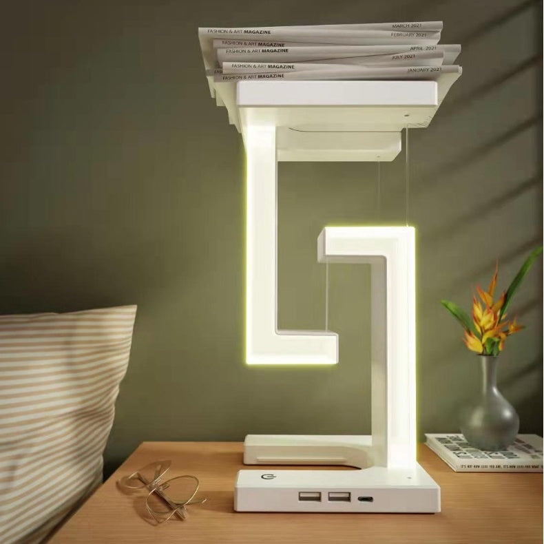 Creative Smartphone Wireless Charging Suspension Table Lamp Balance Lamp Floating For Home Bedroom - LaTezza Online Shop