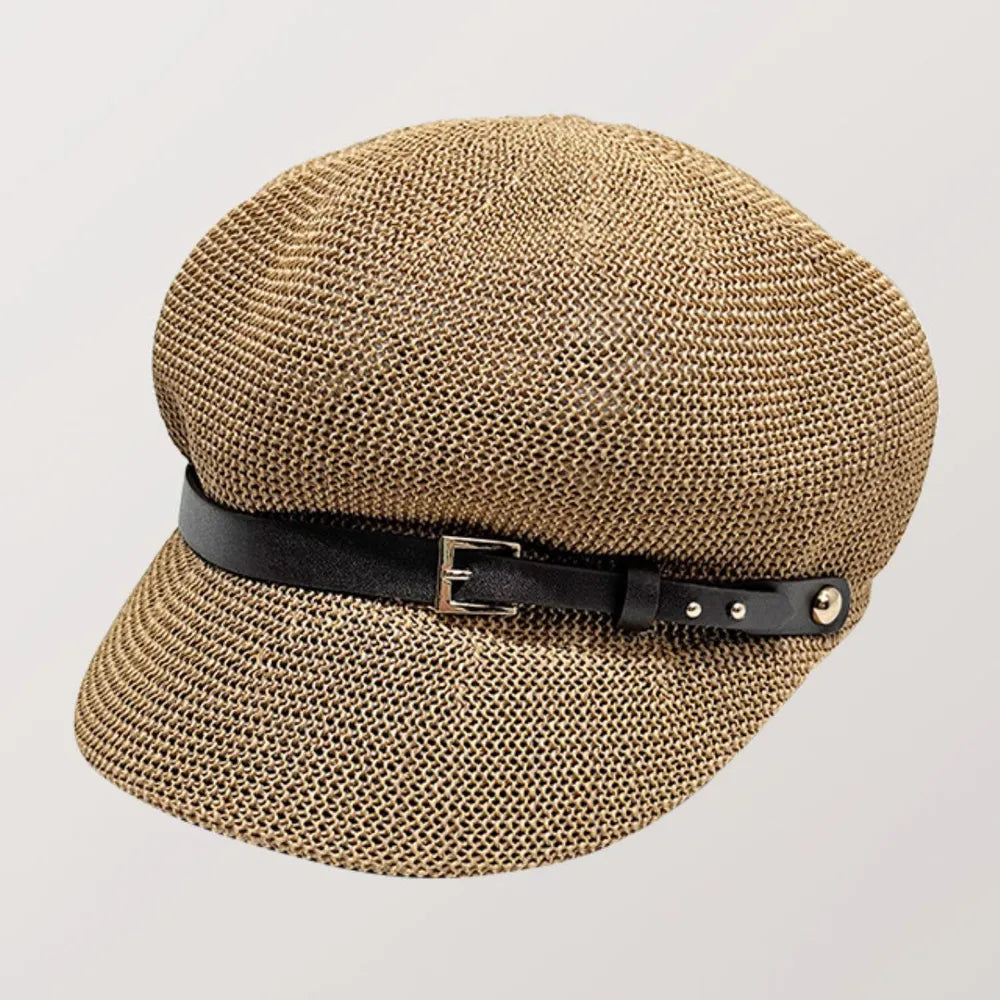 Straw Woven Buckle Hat - LaTezza Online Shop