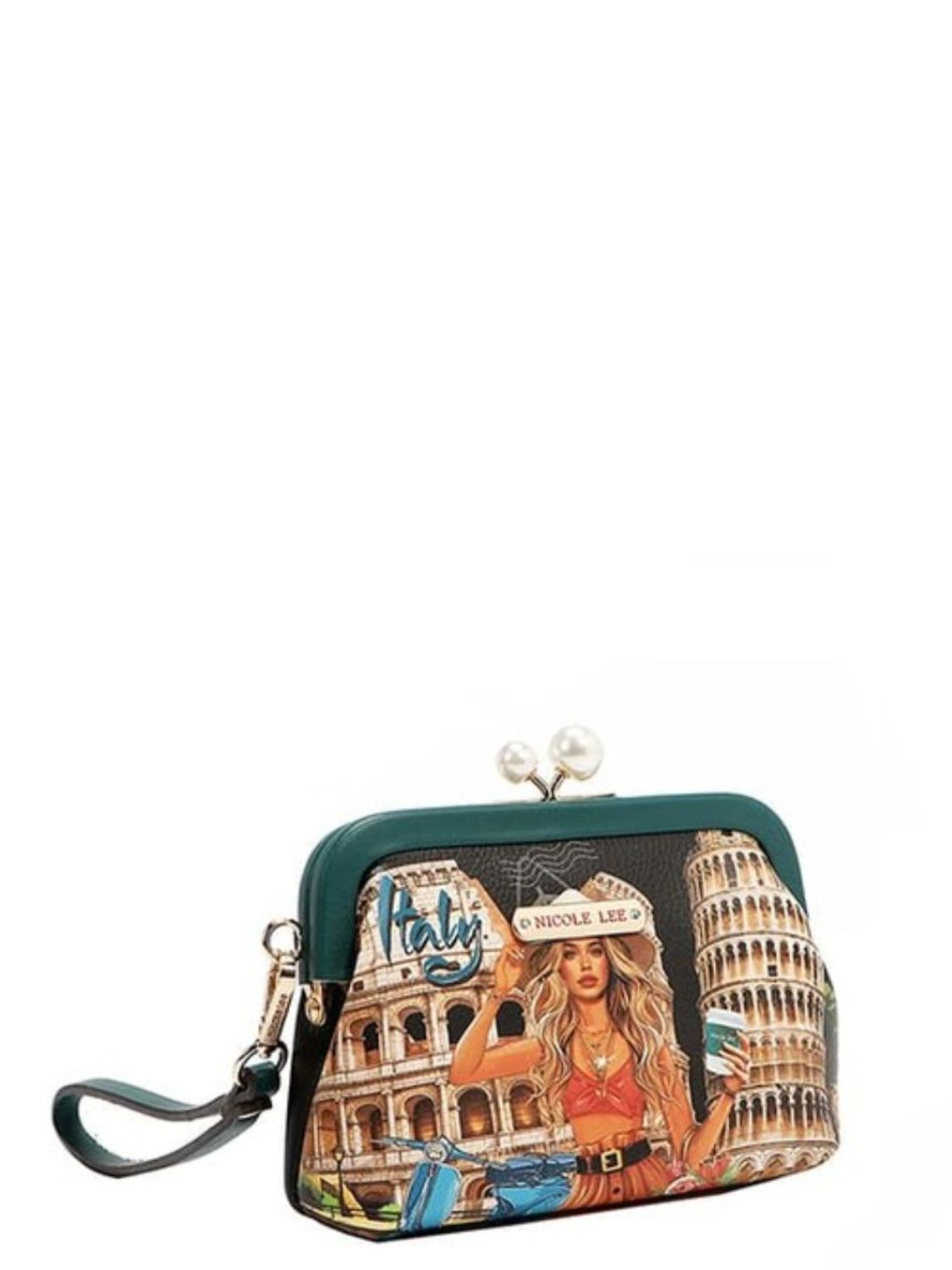 Nicole Lee USA Chelsea Pearl Kiss-Lock Coin Purse - LaTezza Online Shop