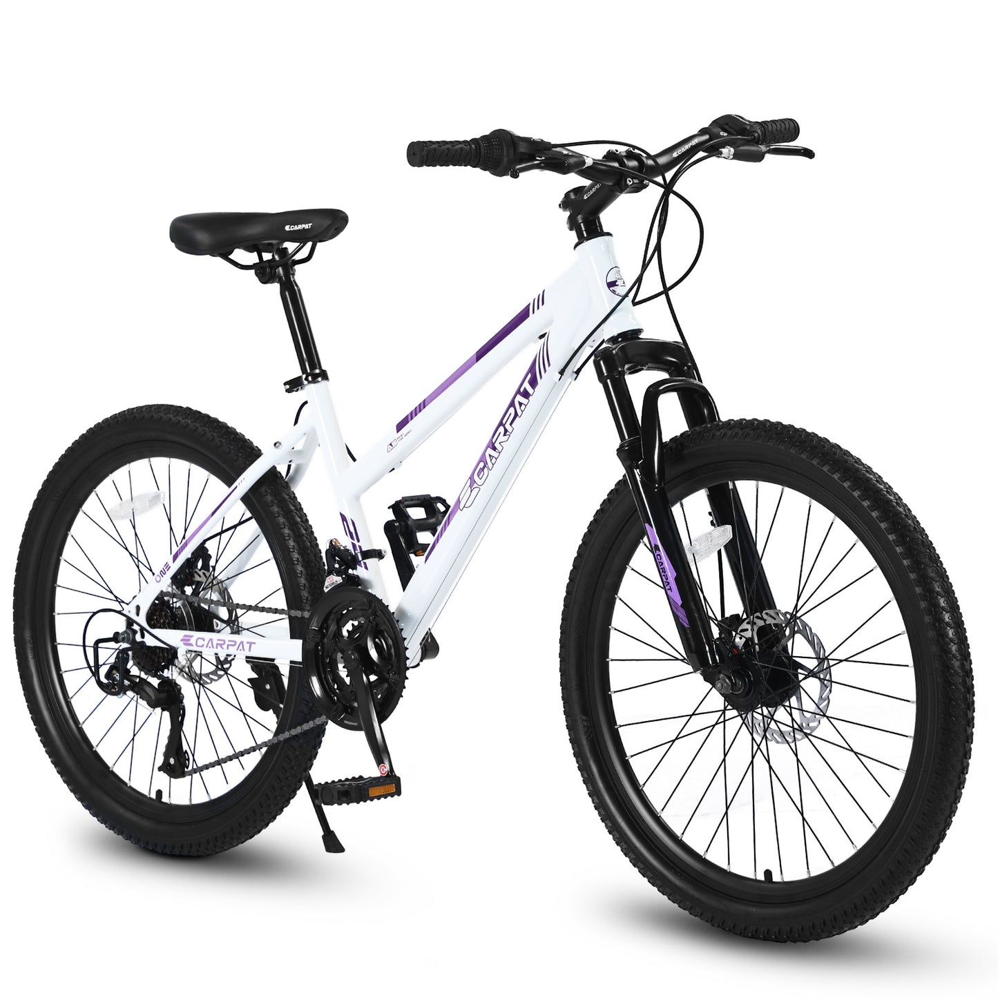 24 Inch Mountain Bike Shimano 21 Speeds With Dual Disc Brakes And 100mm Front Suspension - LaTezza Online Shop