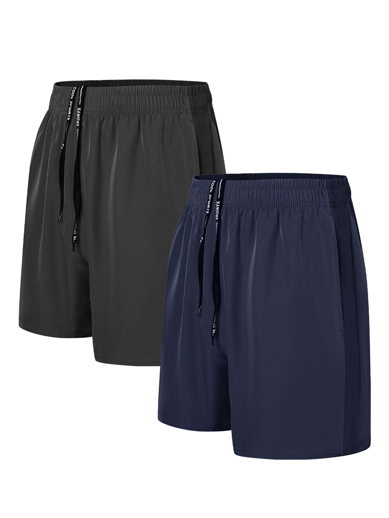 Men's Sweatpants - 3 Points Quick-dry 2 Pairs Of Black Zhangqing - LaTezza Online Shop