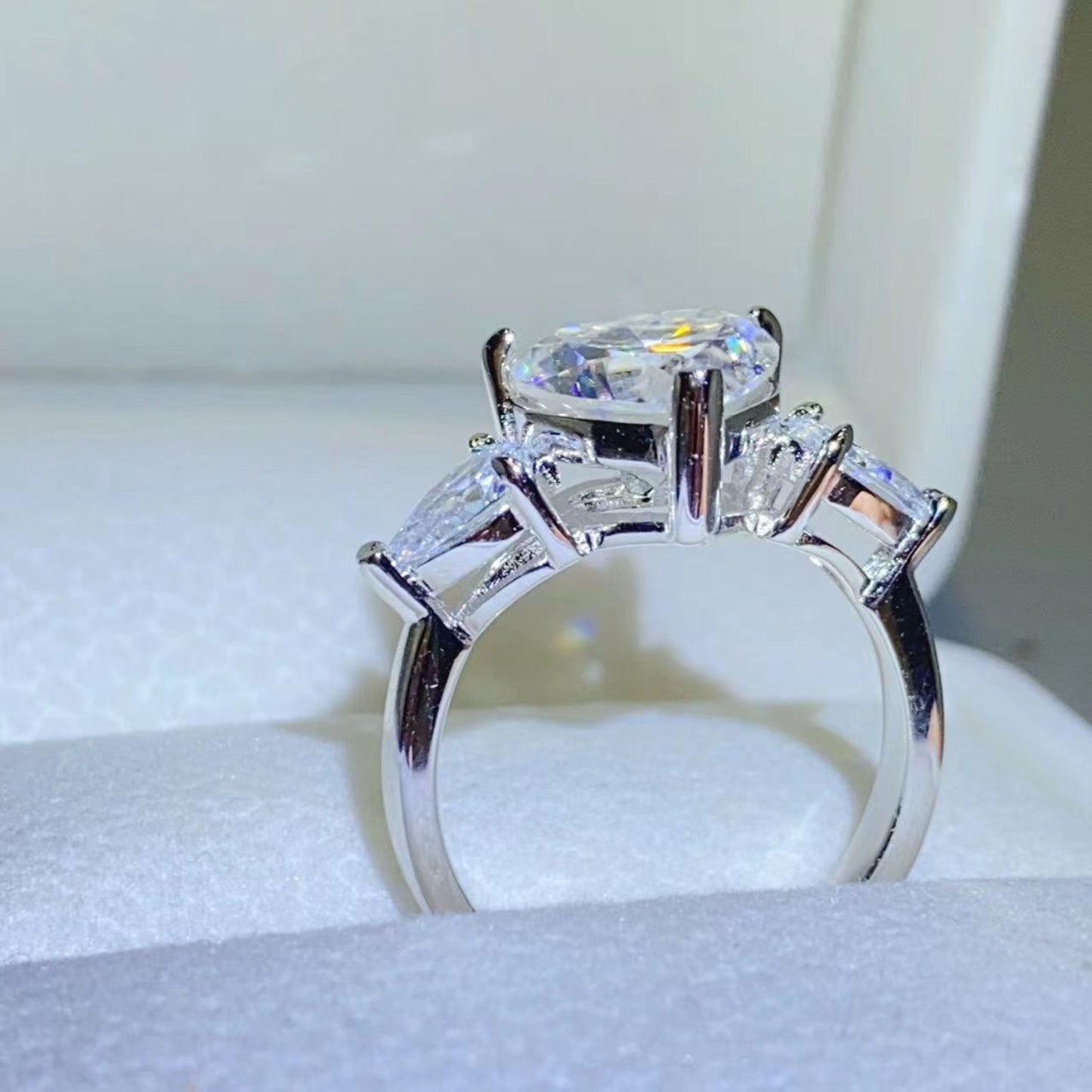 3 Carat Moissanite 925 Sterling Silver Ring - LaTezza Online Shop