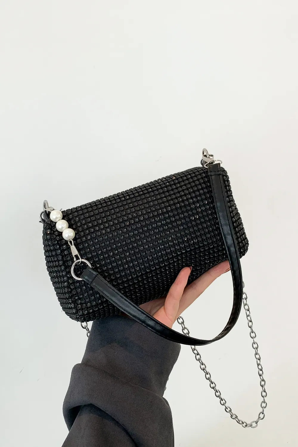 Openwork Crossbody Bag with Removable Strap - LaTezza Online Shop