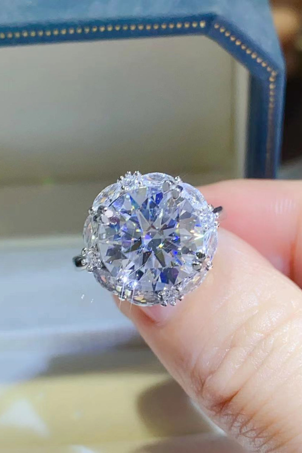 5 Carat Moissanite 925 Sterling Silver Ring - LaTezza Online Shop