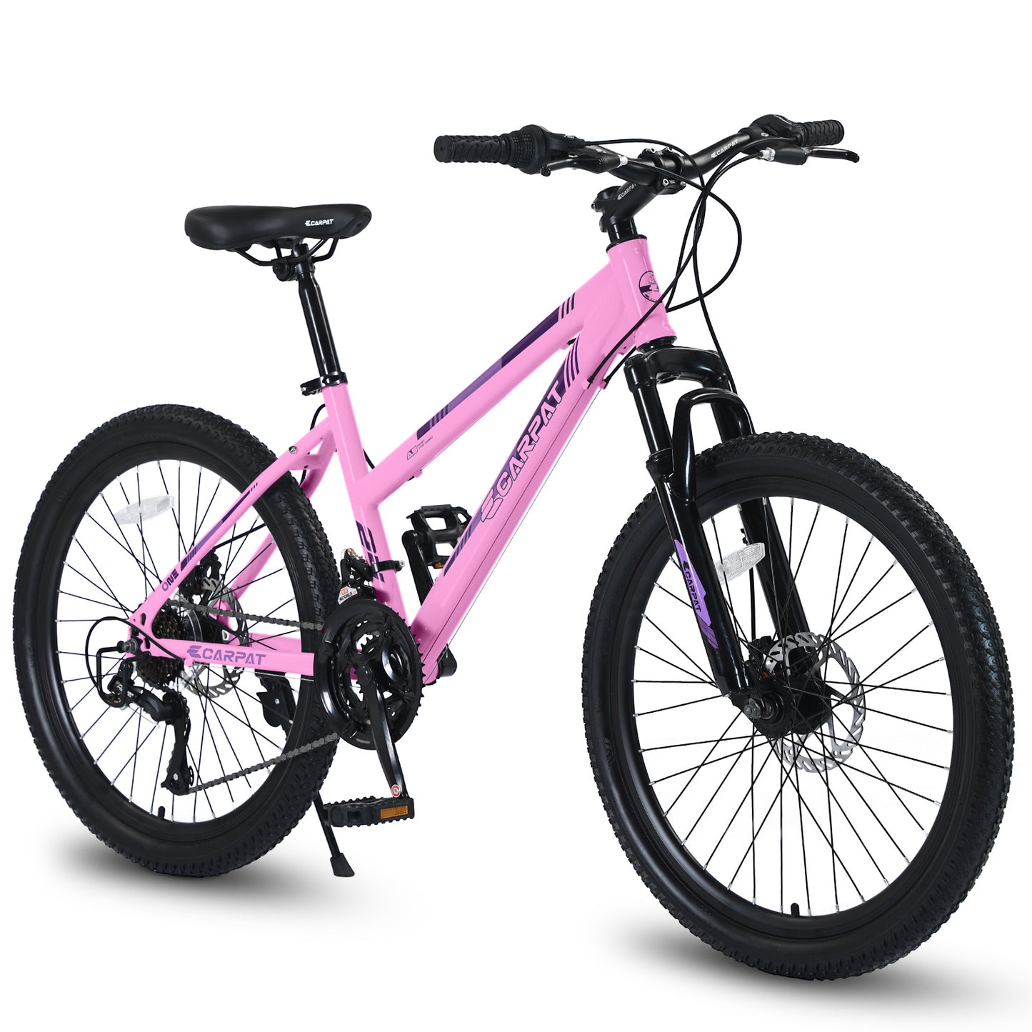 24 Inch Mountain Bike Shimano 21 Speeds With Dual Disc Brakes And 100mm Front Suspension - LaTezza Online Shop