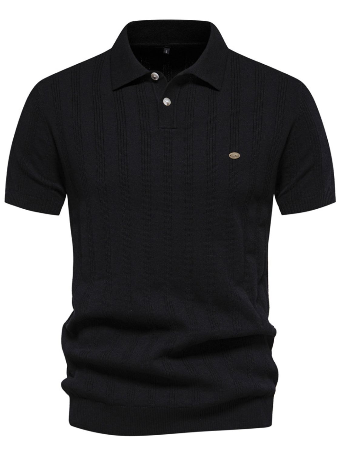 Men's Collared Neck Short Sleeve Knit Polo - LaTezza Online Shop