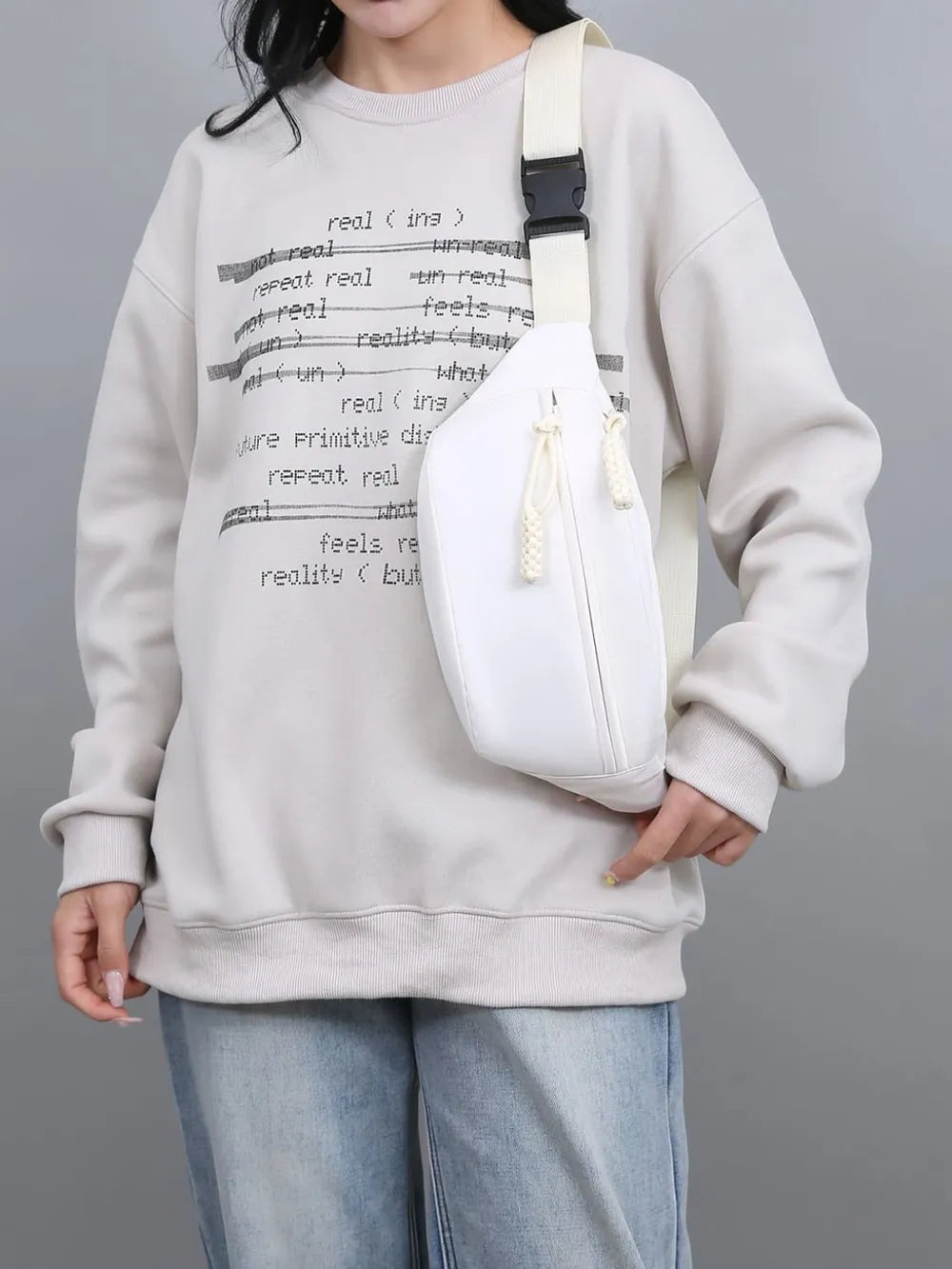 Oxford Cloth Adjustable Strap Sling Bag - LaTezza Online Shop