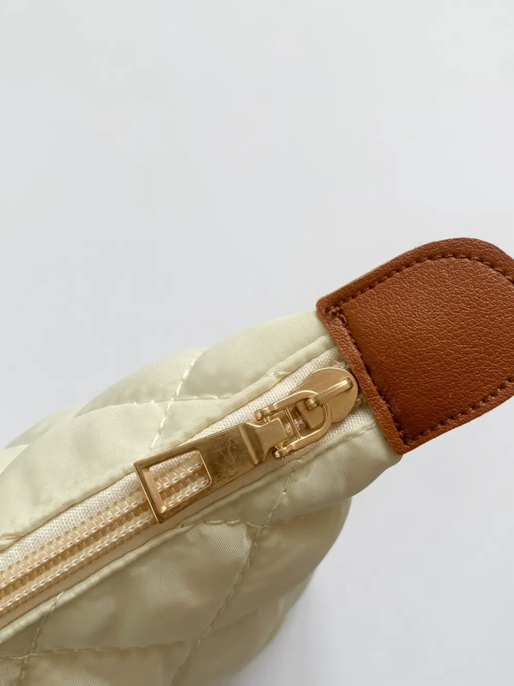 Solid Quilted Clutch with Zipper - LaTezza Online Shop