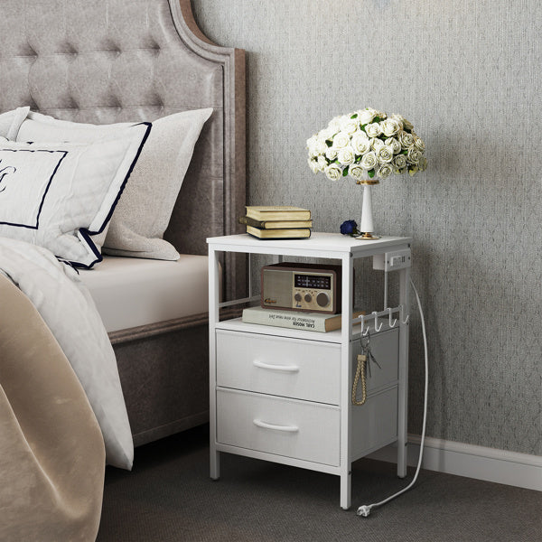 Bedside Table With Charging - LaTezza Online Shop