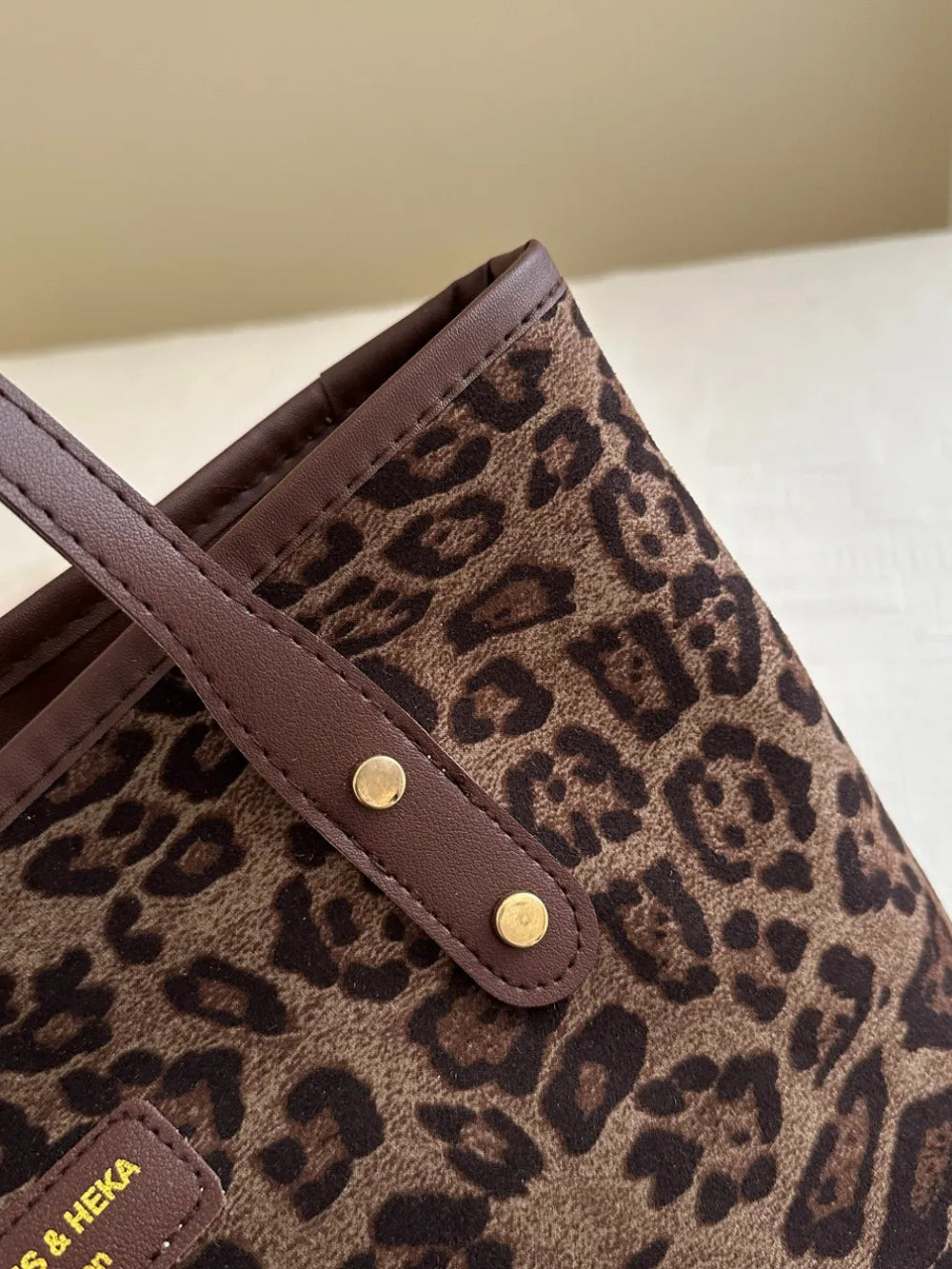 Leopard Polyester Tote Bag - LaTezza Online Shop