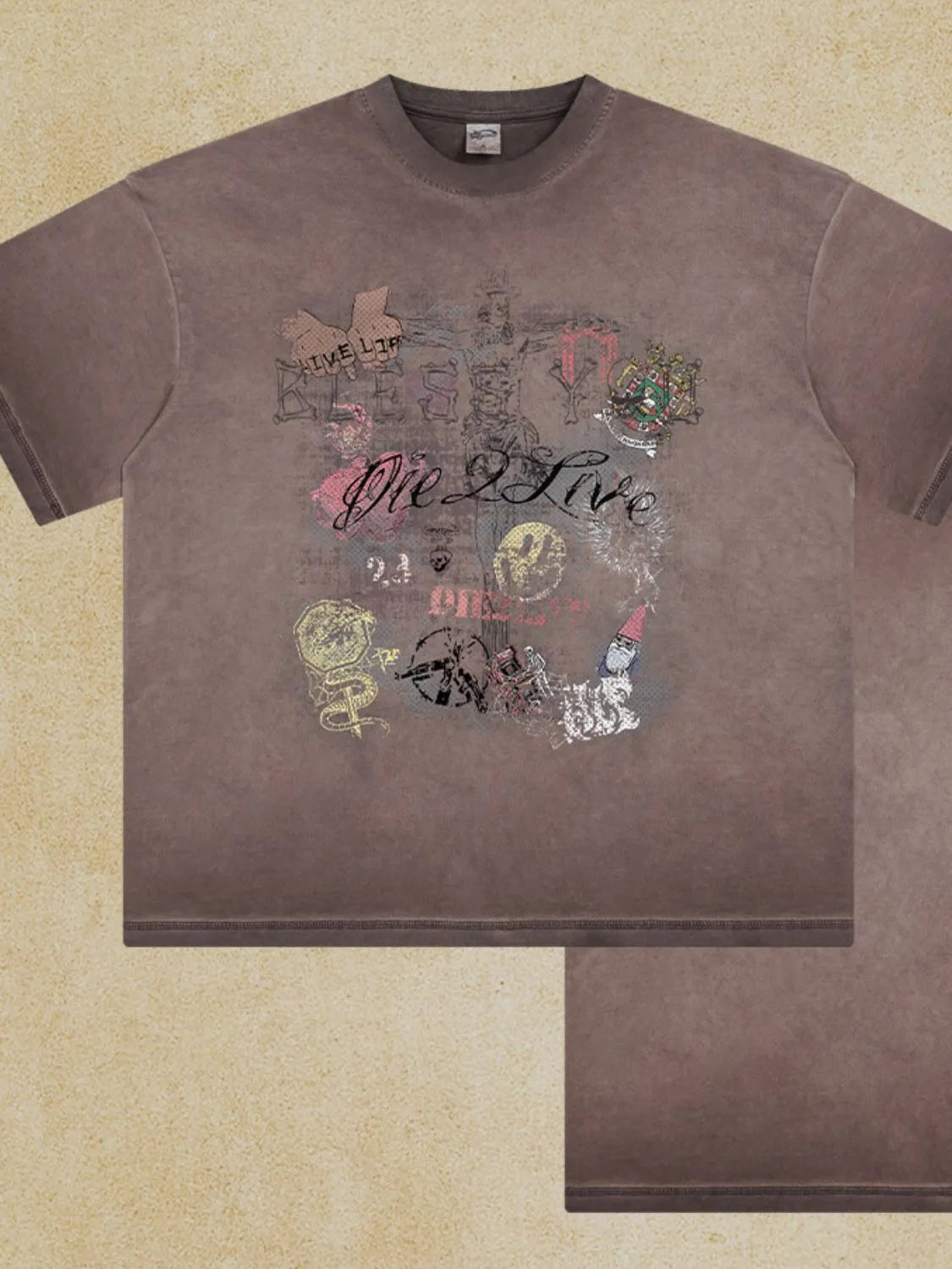 Men's Graphic Round Neck Half Sleeve T-Shirt - LaTezza Online Shop