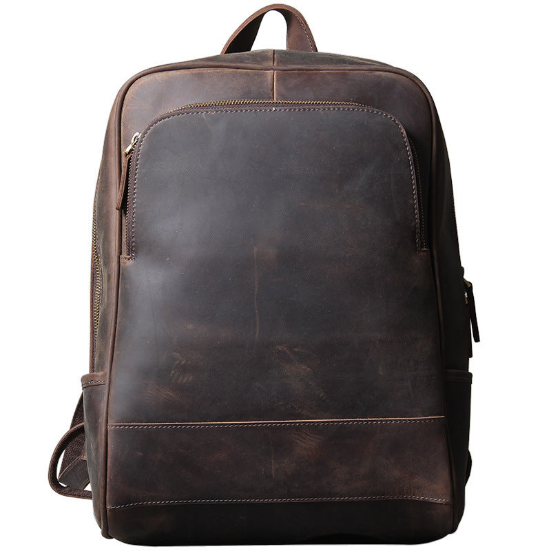 Retro First Layer Cowhide Men's Backpack Leather - LaTezza Online Shop