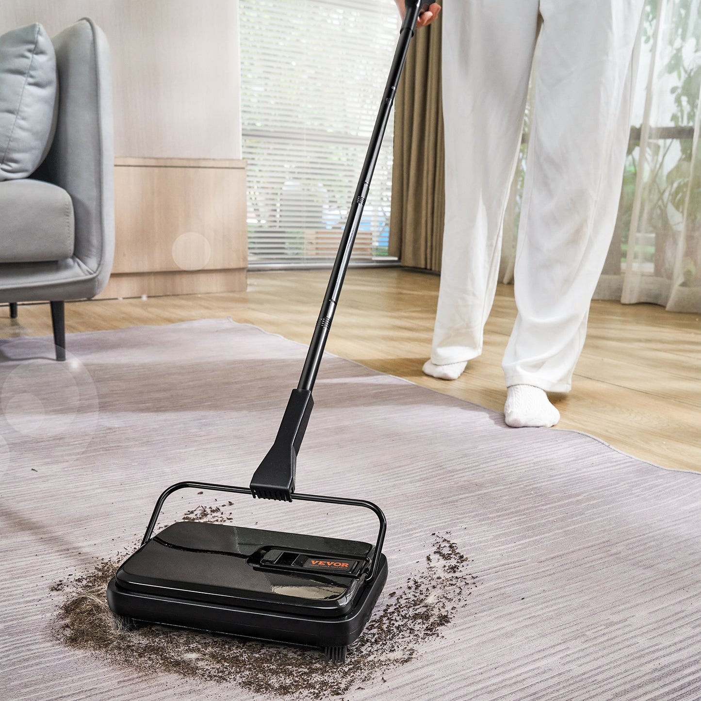 VEVOR Carpet Floor Sweeper Manual Non Electric