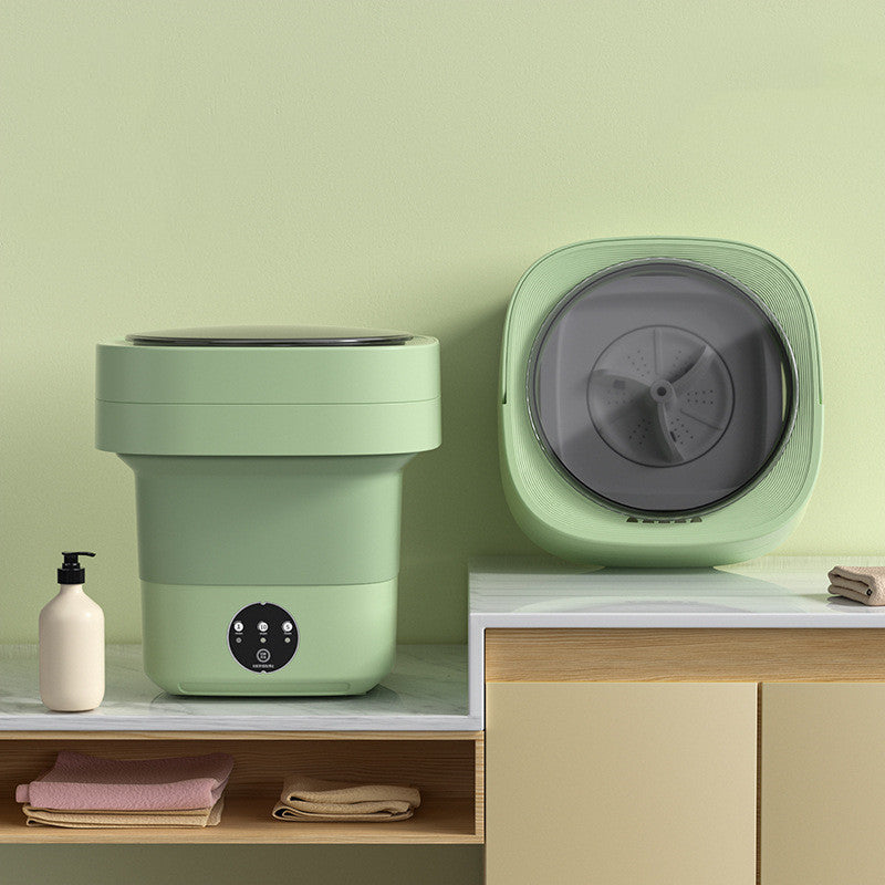 Mini Foldable Washing Machine Portable for Socks Underwear 3 Models With Spinning Dry Gadgets