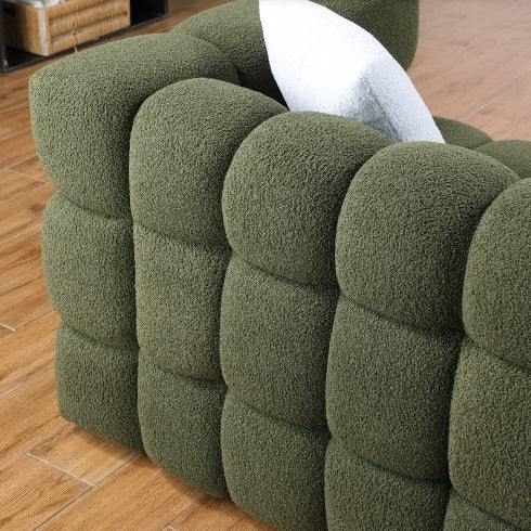 Marshmallow Boucle Sofa,boucle White 3 Seater - LaTezza Online Shop