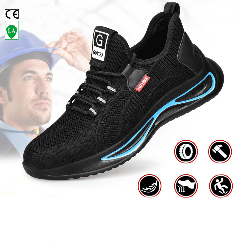 Steel Toe Shoes For Men Work Safety Shoes Nonslip Indestructible Sneakers - LaTezza Online Shop