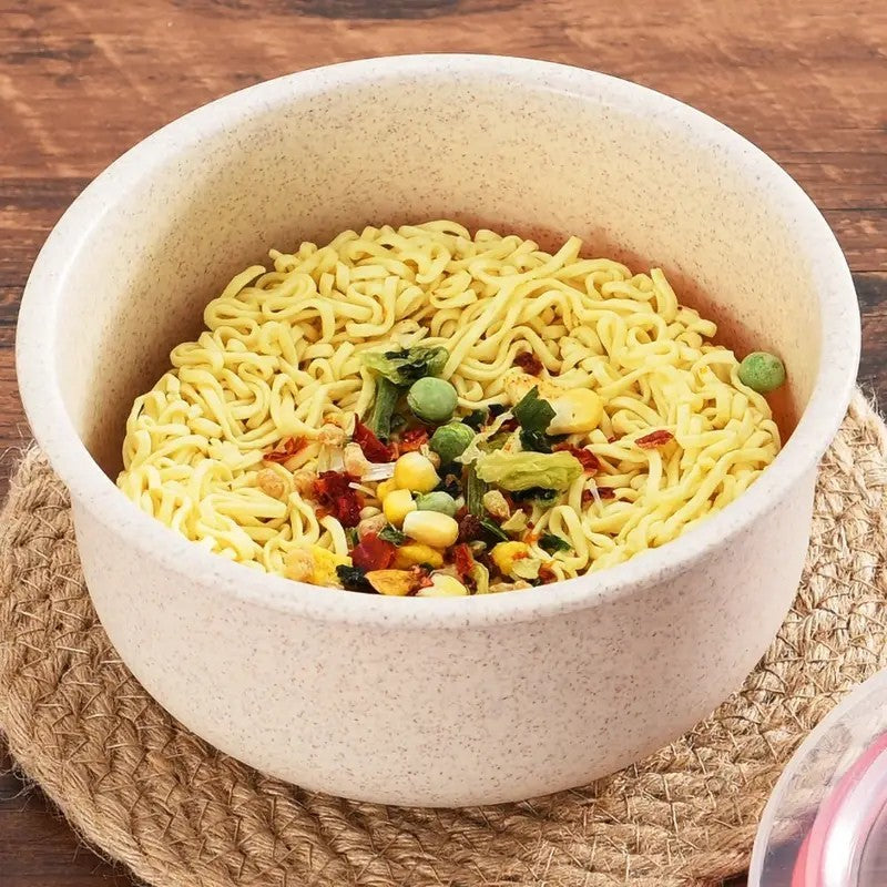 3pcs Lightweight Wheat Straw Bowl For Food Storage Cereal Desserts, Reusable Cutlery, Can Be Used As Fruit Snack Container - LaTezza Online Shop