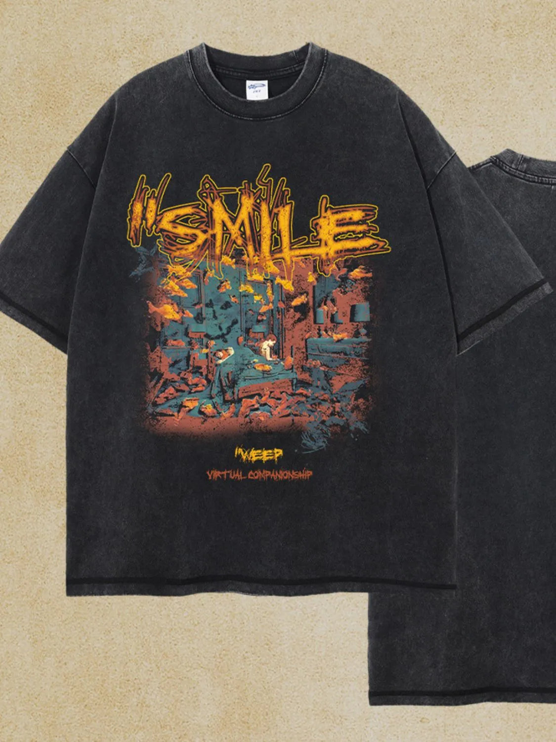 Men's Graphic Round Neck Half Sleeve T-Shirt - LaTezza Online Shop