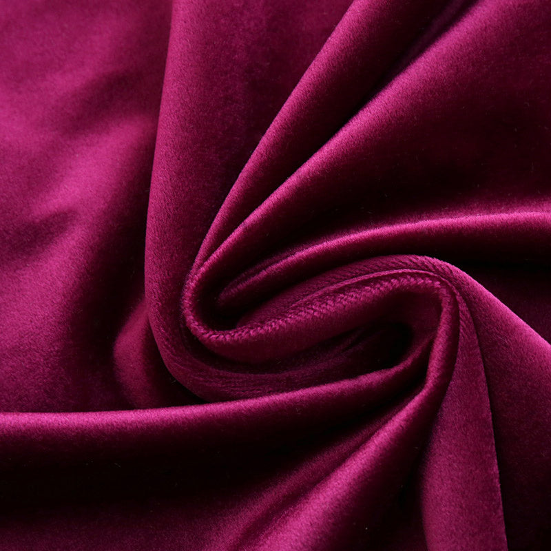 Luxury Festive Velvet Red Bedroom, Living Room, Water Wave Curtains, Wedding Room, Blackout Curtains - LaTezza Online Shop
