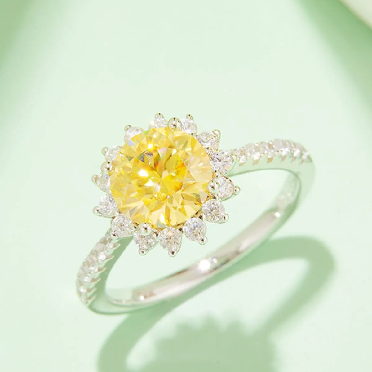 2 Carat Moissanite 925 Sterling Silver Ring - LaTezza Online Shop