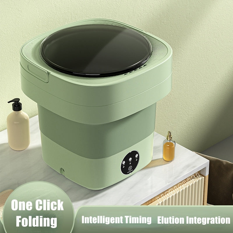 Mini Foldable Washing Machine Portable for Socks Underwear 3 Models With Spinning Dry Gadgets