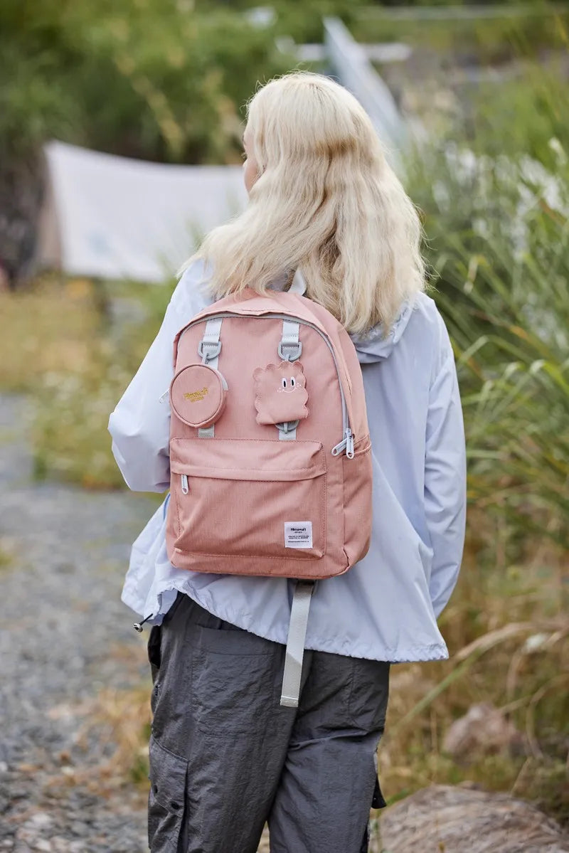 Himawari Waterproof Canvas Backpack Bag with Removable Coin Purse - LaTezza Online Shop