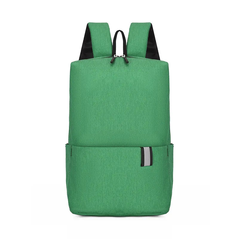 Solid Color Nylon Backpack Bag - LaTezza Online Shop