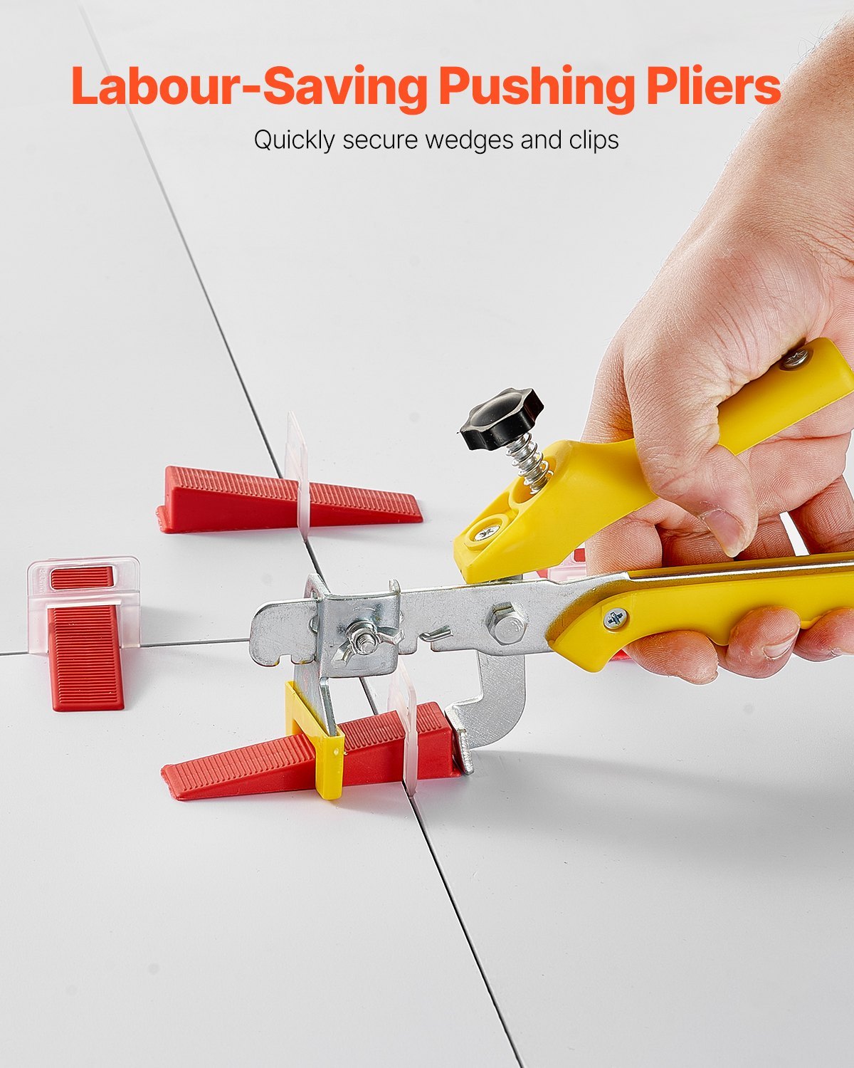 Tile Leveling System 3 Mm 700pcs Tile Spacers 200 Reusable Wedges 1 Plier - LaTezza Online Shop