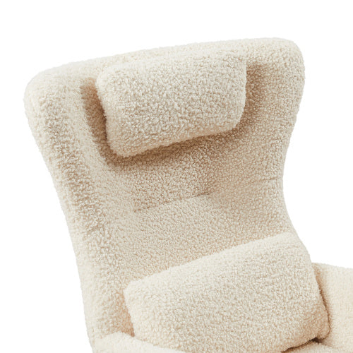 Rocking Chair Nursery, Modern Rocking Chair With High Backrest - LaTezza Online Shop