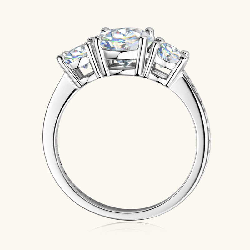 3 Carat Moissanite 925 Sterling Silver Ring - LaTezza Online Shop