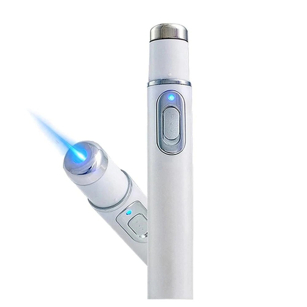 Blue Light Therapy Acne Laser Pen Soft Scar Wrinkle Removal Treatment Device Skin Care Beauty Equipment - LaTezza Online Shop