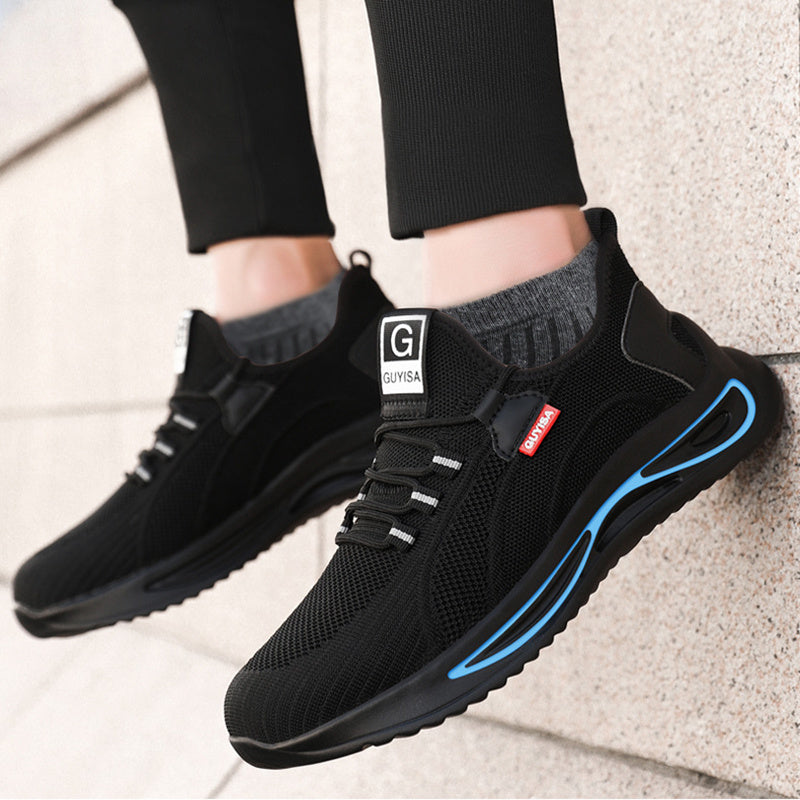 Steel Toe Shoes For Men Work Safety Shoes Nonslip Indestructible Sneakers - LaTezza Online Shop