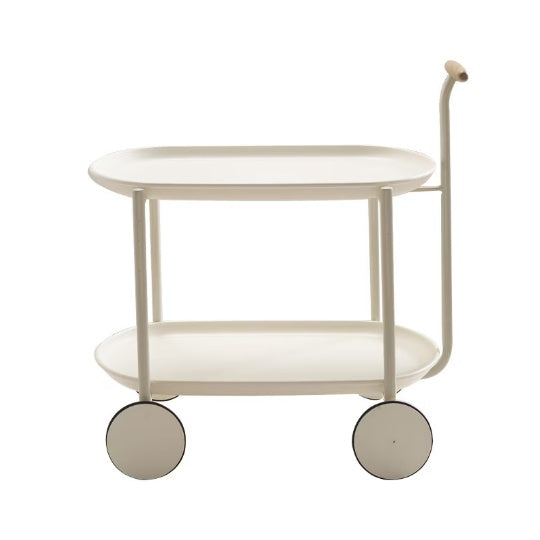 Movable Small Pushcart Coffee Table Storage Double-layer Modern - LaTezza Online Shop